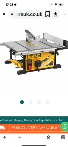 Dewalt table saw with - dewalt, stand